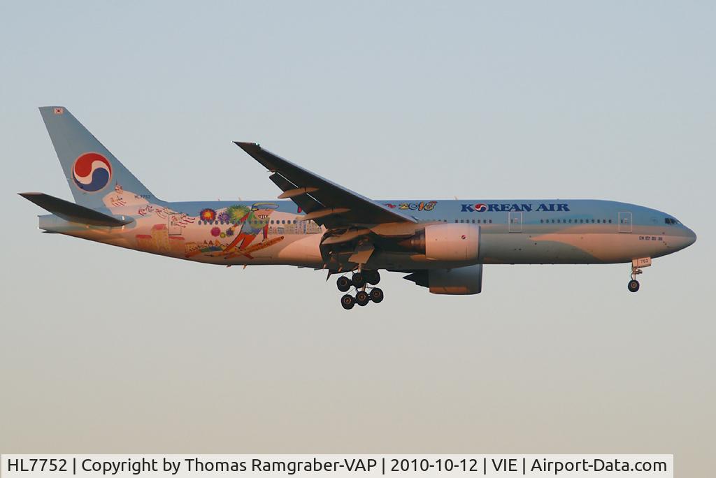 HL7752, 2007 Boeing 777-2B5/ER C/N 34211, Korean Air Boeing 777-200