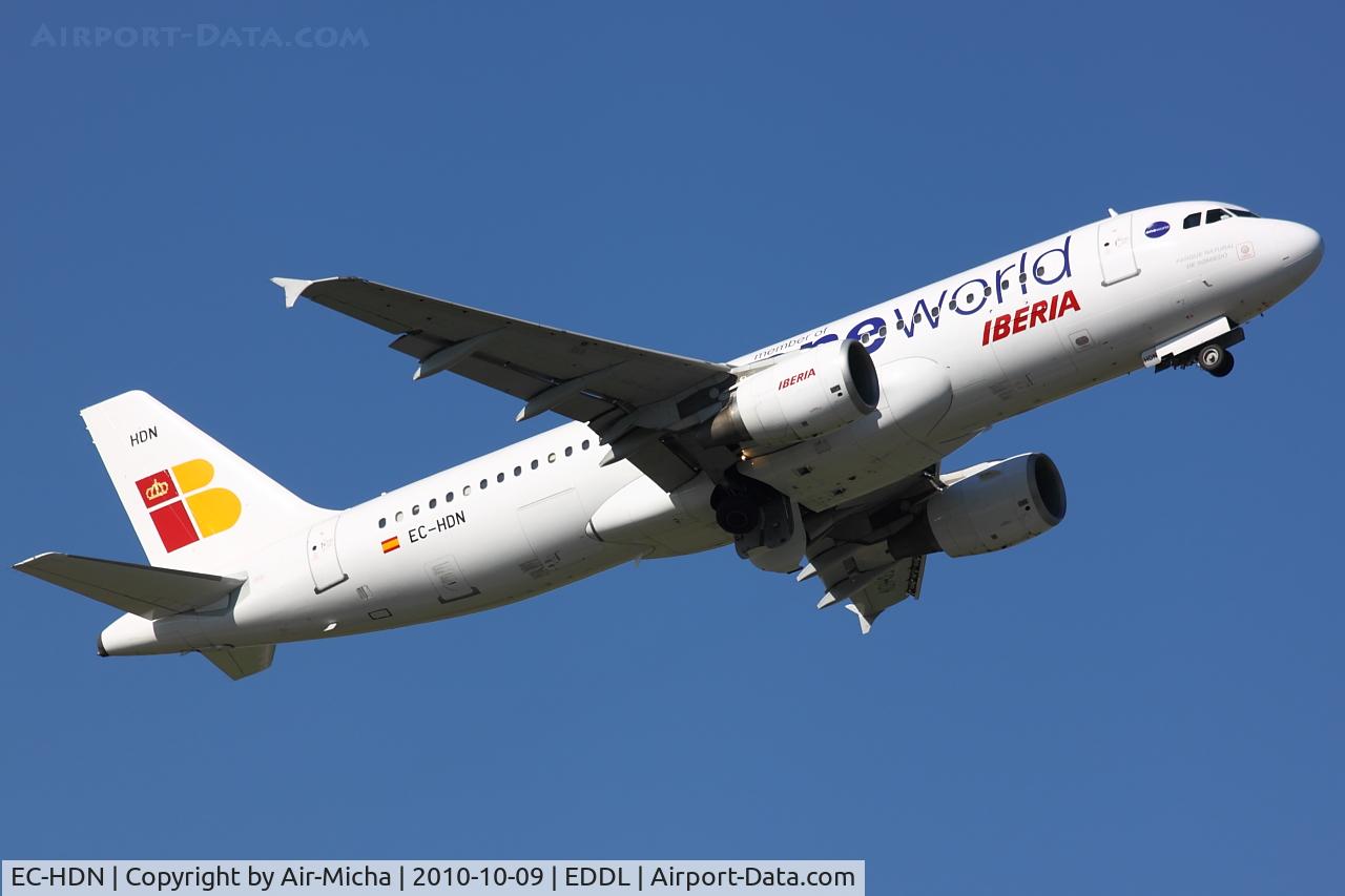 EC-HDN, 1999 Airbus A320-214 C/N 1087, Iberia, Airbus A320-214, CN: 1087, Aircraft Name: Parque Natural de Somiedo
