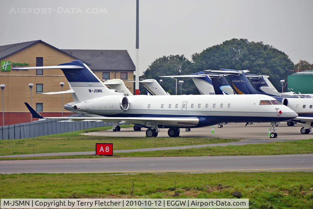 M-JSMN, 2006 Bombardier BD-700-1A11 Global 5000 C/N 9216, 2006 Bombardier BD-700-1A11, c/n: 9216 at Luton