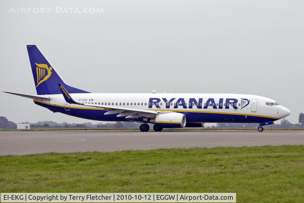 EI-EKG, 2010 Boeing 737-8AS C/N 35021, Ryanair 2010 BOEING 737-8AS, c/n: 35021 at Luton