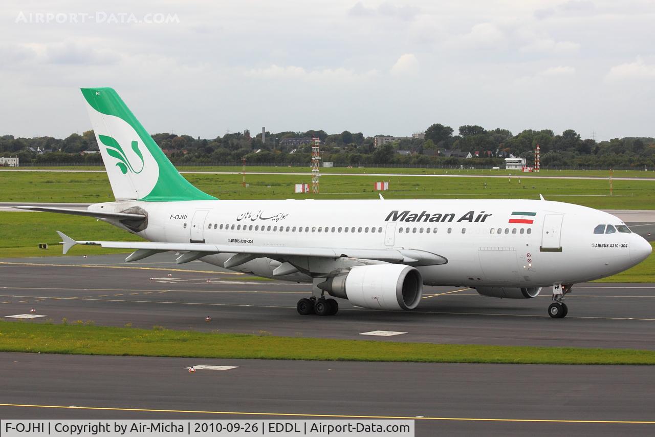 F-OJHI, 1990 Airbus A310-304 C/N 537, Mahan Air, Airbus A310-304 (ET), CN: 537