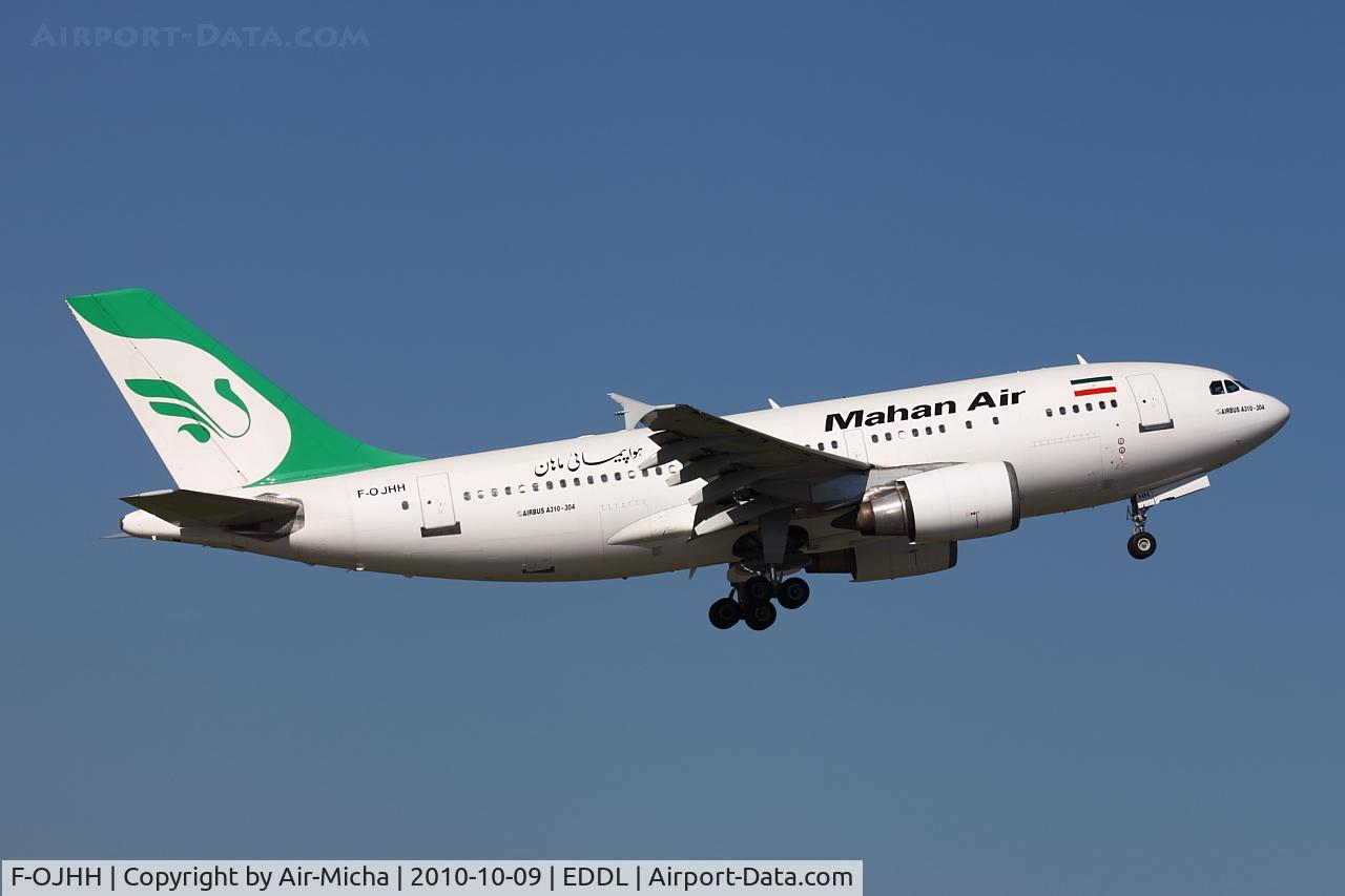 F-OJHH, 1991 Airbus A310-304 C/N 586, Mahan Air, Airbus A310-304, CN: 586