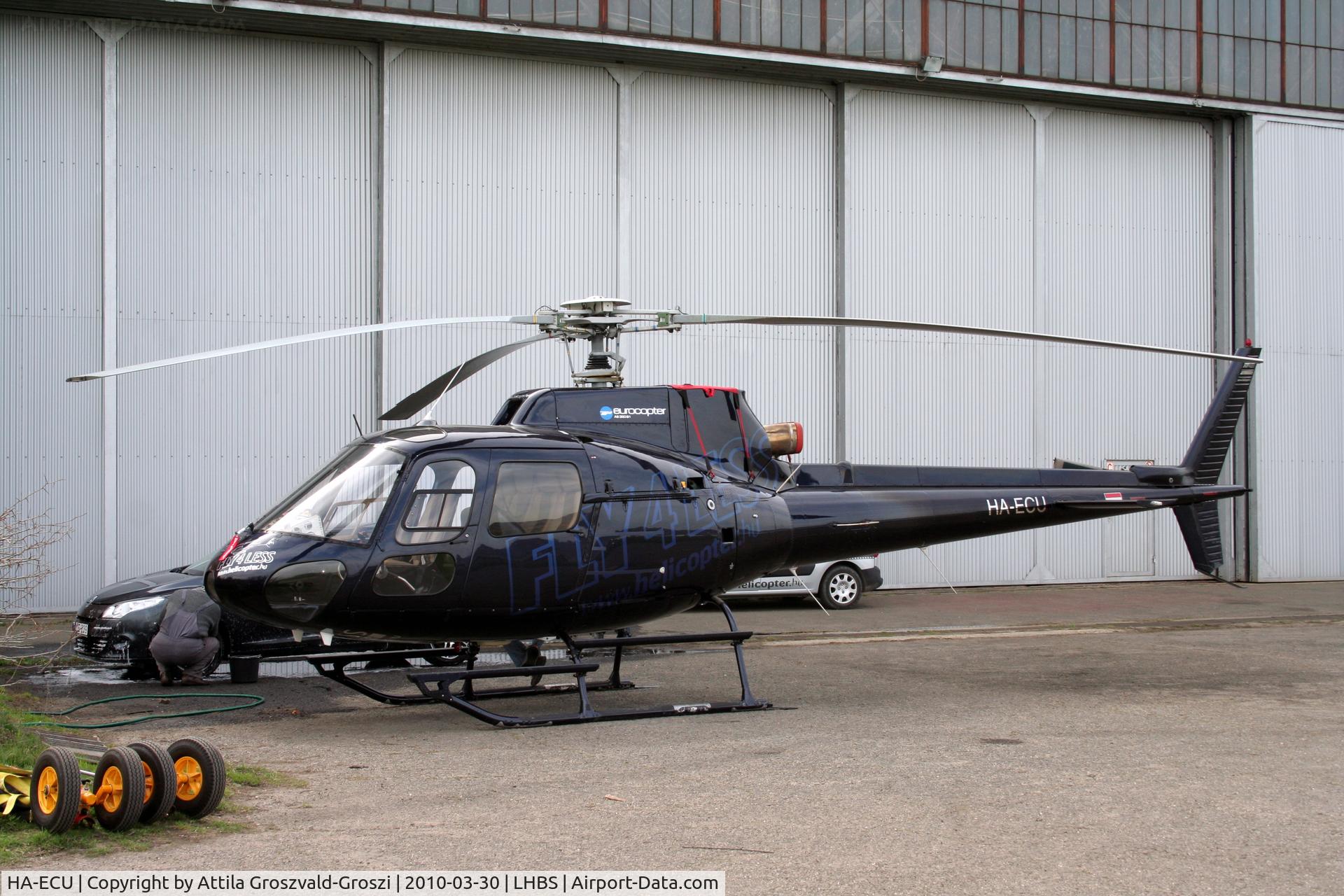 HA-ECU, 1990 Aerospatiale AS-350B-1 Ecureuil C/N 2296, Budaörs Airport