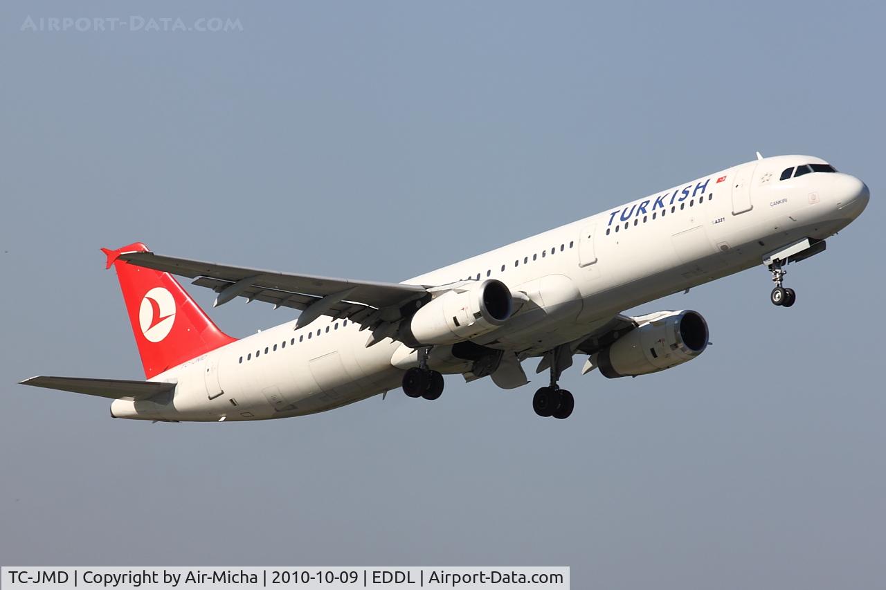TC-JMD, 1998 Airbus A321-231 C/N 810, Turkish Airlines, Airbus A321-231, CN: 810, Aircraft Name: Cankiri