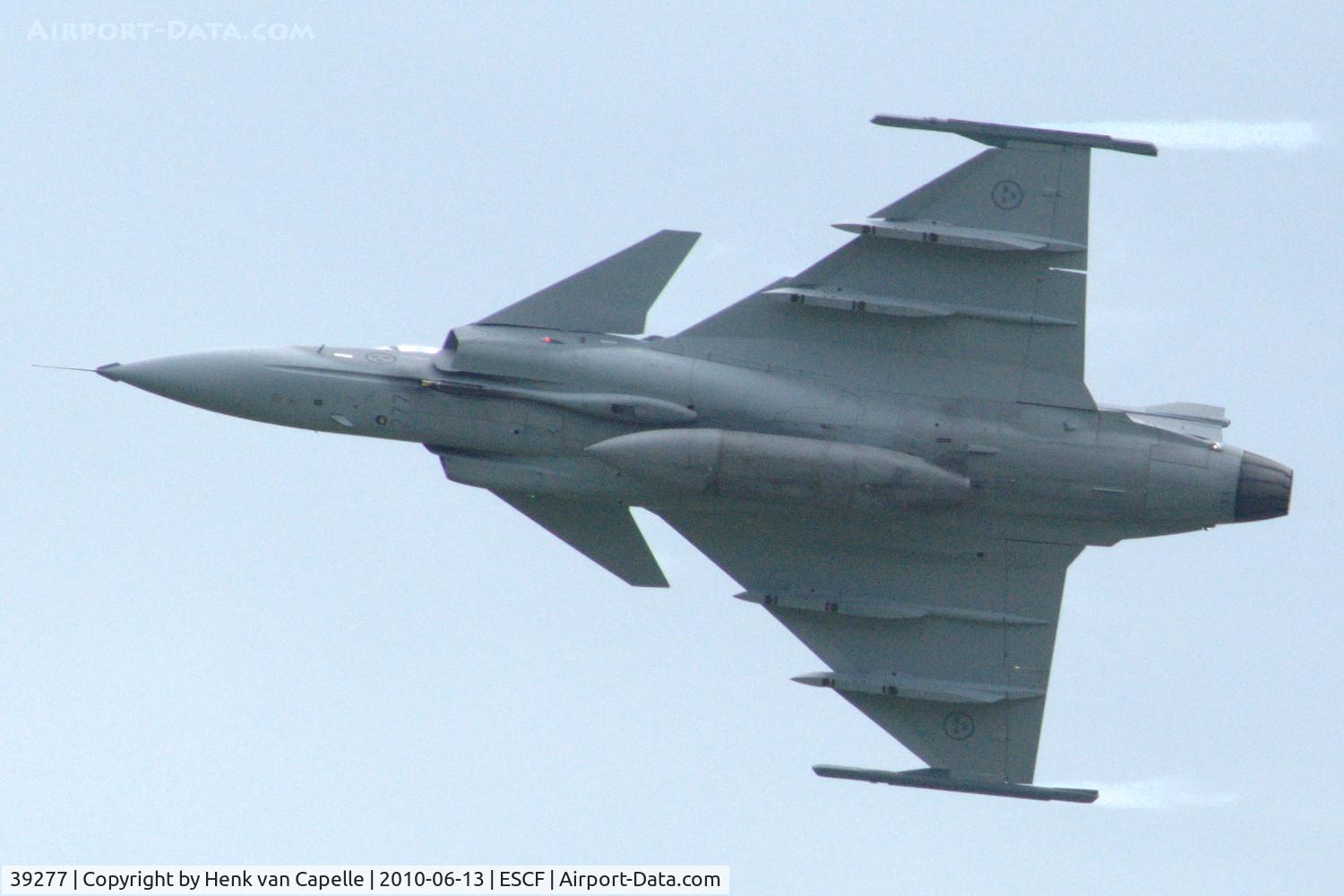 39277, Saab JAS-39C Gripen C/N 39277, JAS 39C Gripen display.