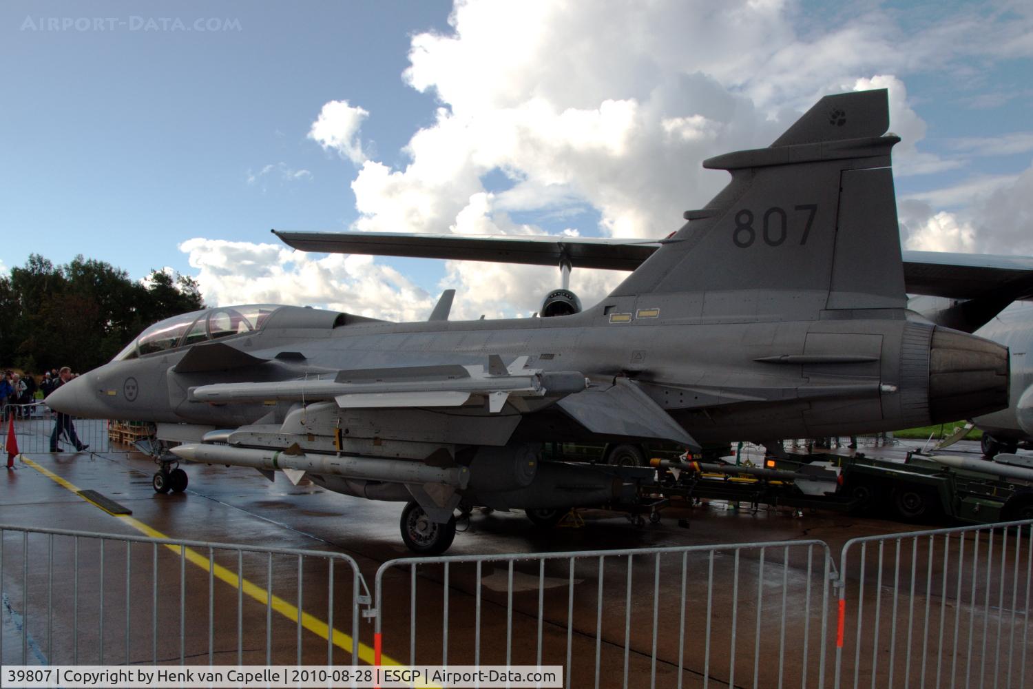 39807, Saab JAS-39B Gripen C/N 39807, JAS 39B Gripen twoseater static display