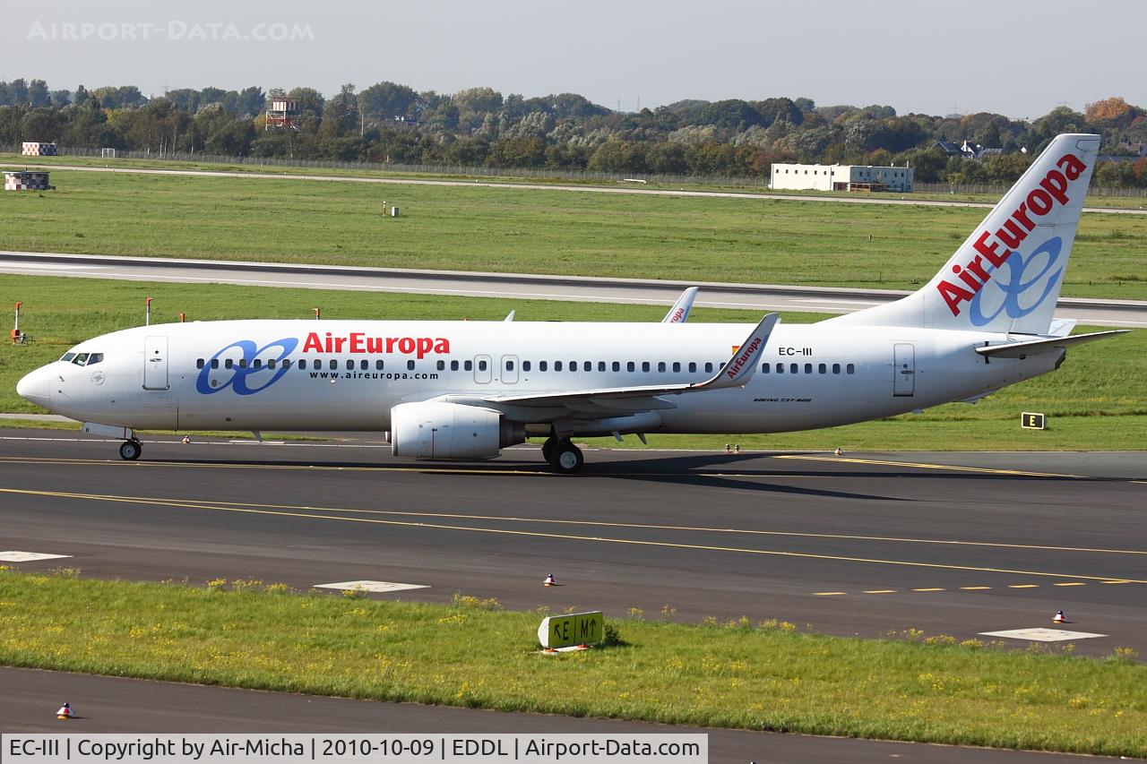 EC-III, 2002 Boeing 737-86Q C/N 30284, Air Europa, Boeing 737-86Q (WL), CN: 30284/1233