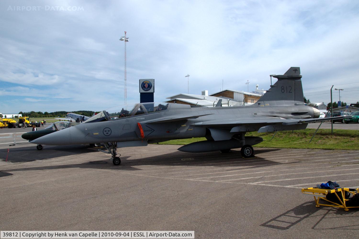 39812, Saab JAS-39B Gripen C/N 39812, Saab 39B Gripen twoseater static display
