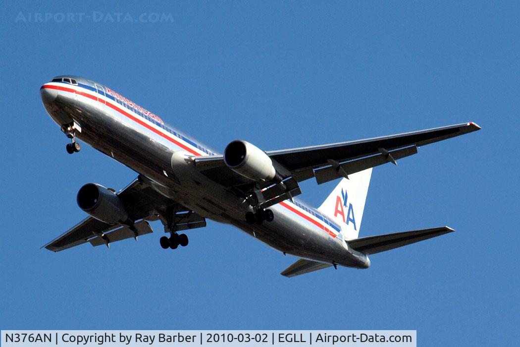 N376AN, 1992 Boeing 767-323 C/N 25445, Boeing 767-323ER [25445] (American Airlines) Home~G 02/03/2010