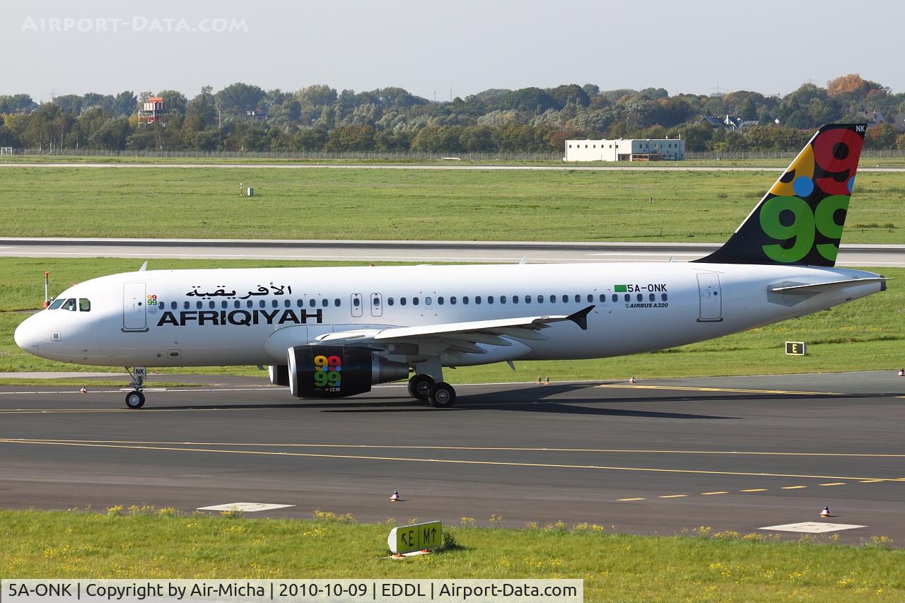 5A-ONK, 2010 Airbus A320-214 C/N 4330, Afriqiyah Airways, Airbus A320-214, CN: 4330