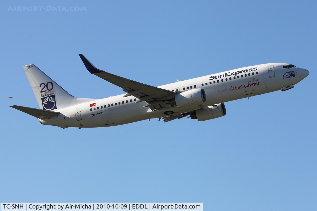 TC-SNH, 2005 Boeing 737-8FH C/N 30826, SunExpress, Boeing 737-8FH (WL), CN: 30826/1732