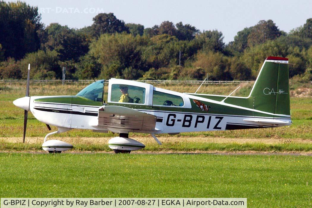 G-BPIZ, 1979 Gulfstream American AA-5B Tiger C/N AA5B-1154, Grumman American AA-5B Tiger [AA5B-1154] Shoreham~G 27/08/2007