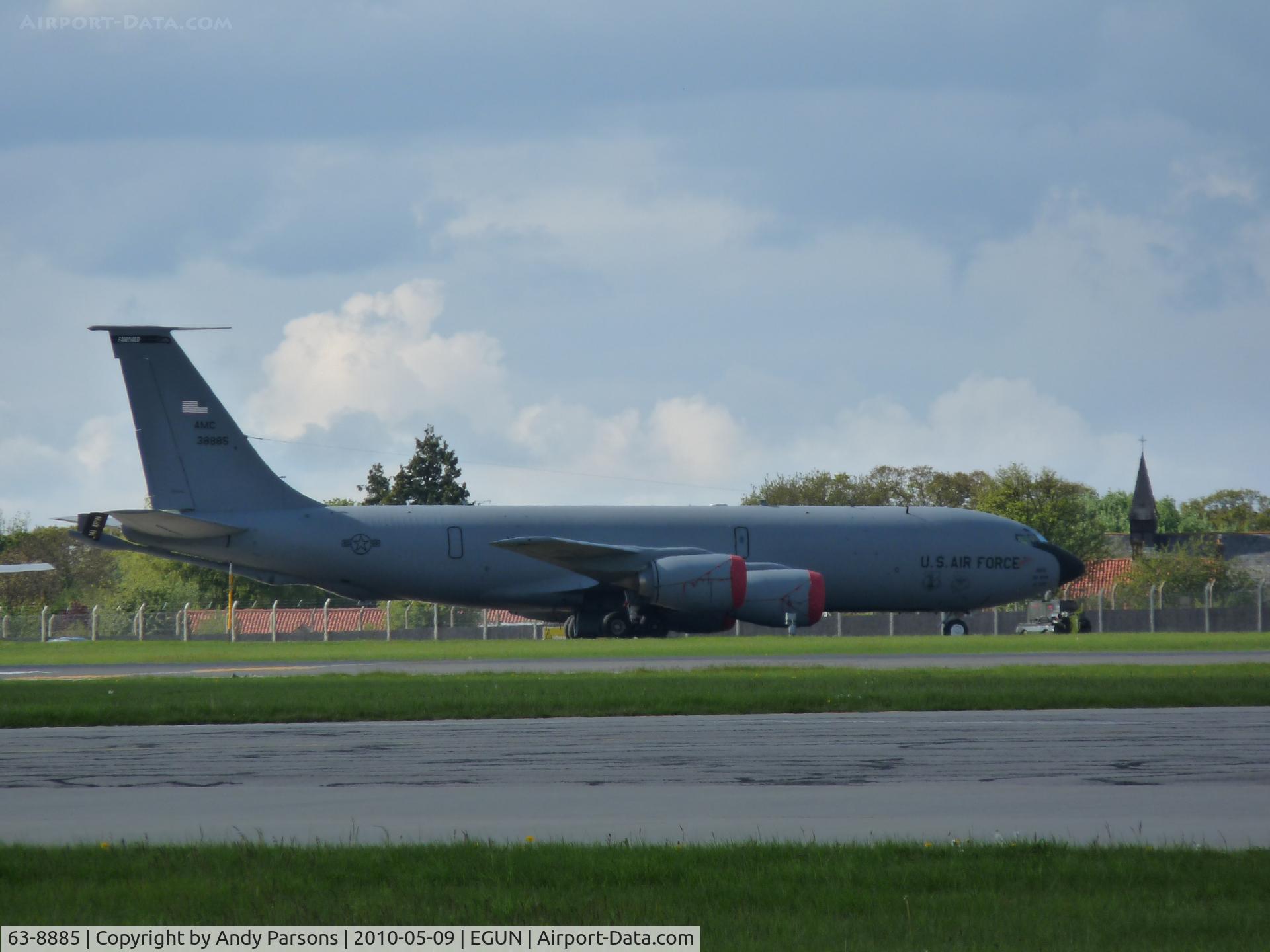 63-8885, 1963 Boeing KC-135R Stratotanker C/N 18733, 92 arw Tanker Visiting Mildenhall