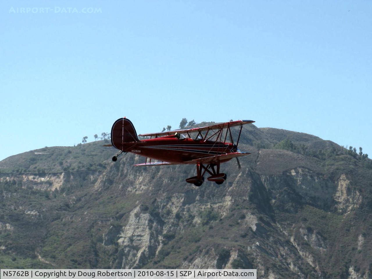 N5762B, 1980 Great Lakes 2T-1A-2 Sport Trainer C/N 0833, 1980 Great Lakes 2T-1A-2 SPORT TRAINER, Lycoming AEIO-360-B1FG 18- Hp, on final Rwy 22L