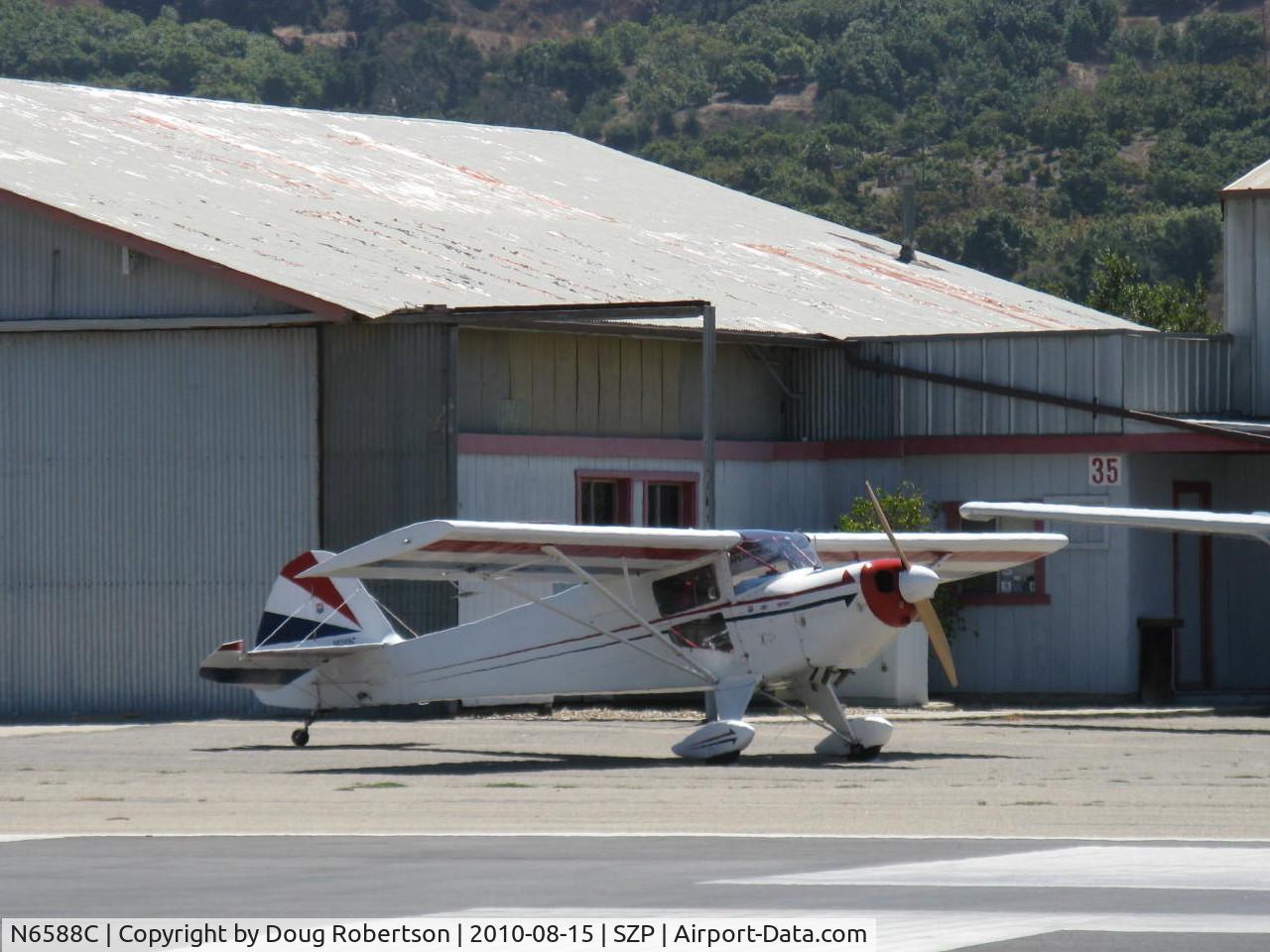 N6588C, 1992 Taylorcraft/Swick T-Clips C/N 1, 1992 McCain SWICK-CLIP-T (aerobatic-modified Taylorcraft), Lycoming O-235 120 Hp