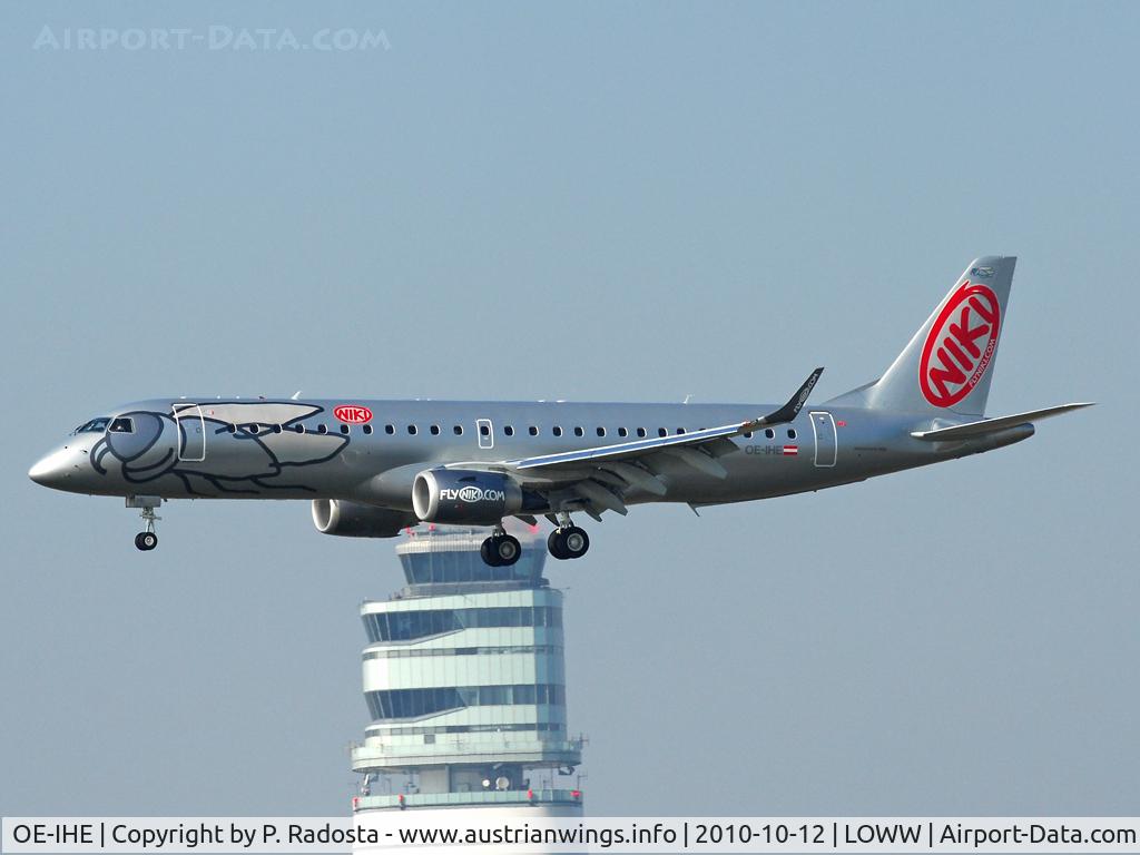 OE-IHE, 2010 Embraer 190LR (ERJ-190-100LR) C/N 19000387, NIKI's 5th and brandnew Embraer Jet