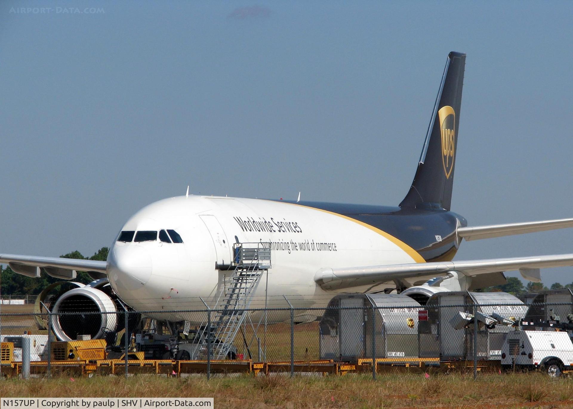 N157UP, 2004 Airbus A300F4-622R C/N 0846, On the cargo ramp at Shreveport Regional.