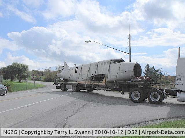 N62G, 1945 Douglas B-23 Dragon C/N 2724, B-23 arrives at Geneseo Airport, home of the 