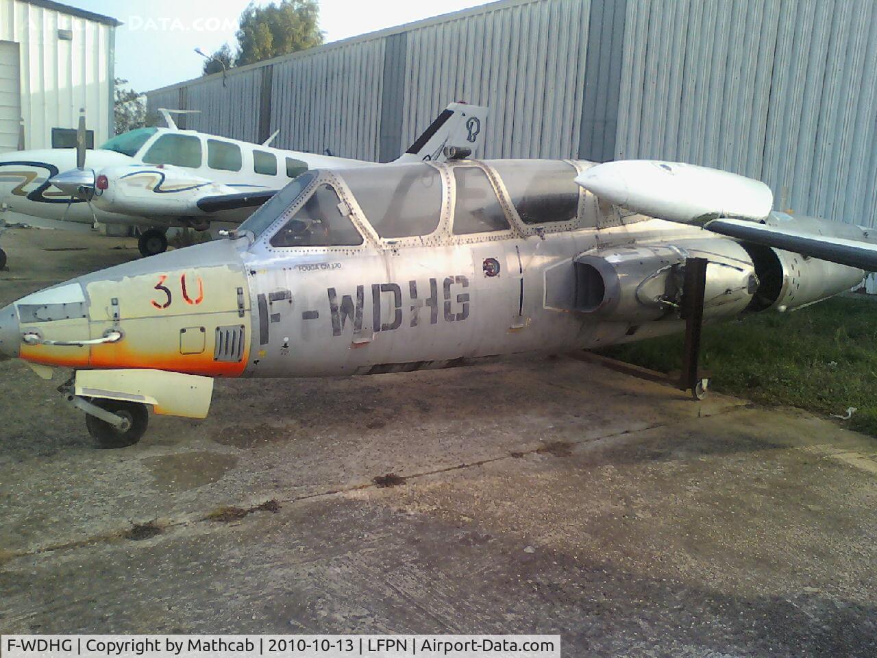 F-WDHG, Fouga CM-170 Magister C/N 30, Fouga Magister in Toussus le Noble