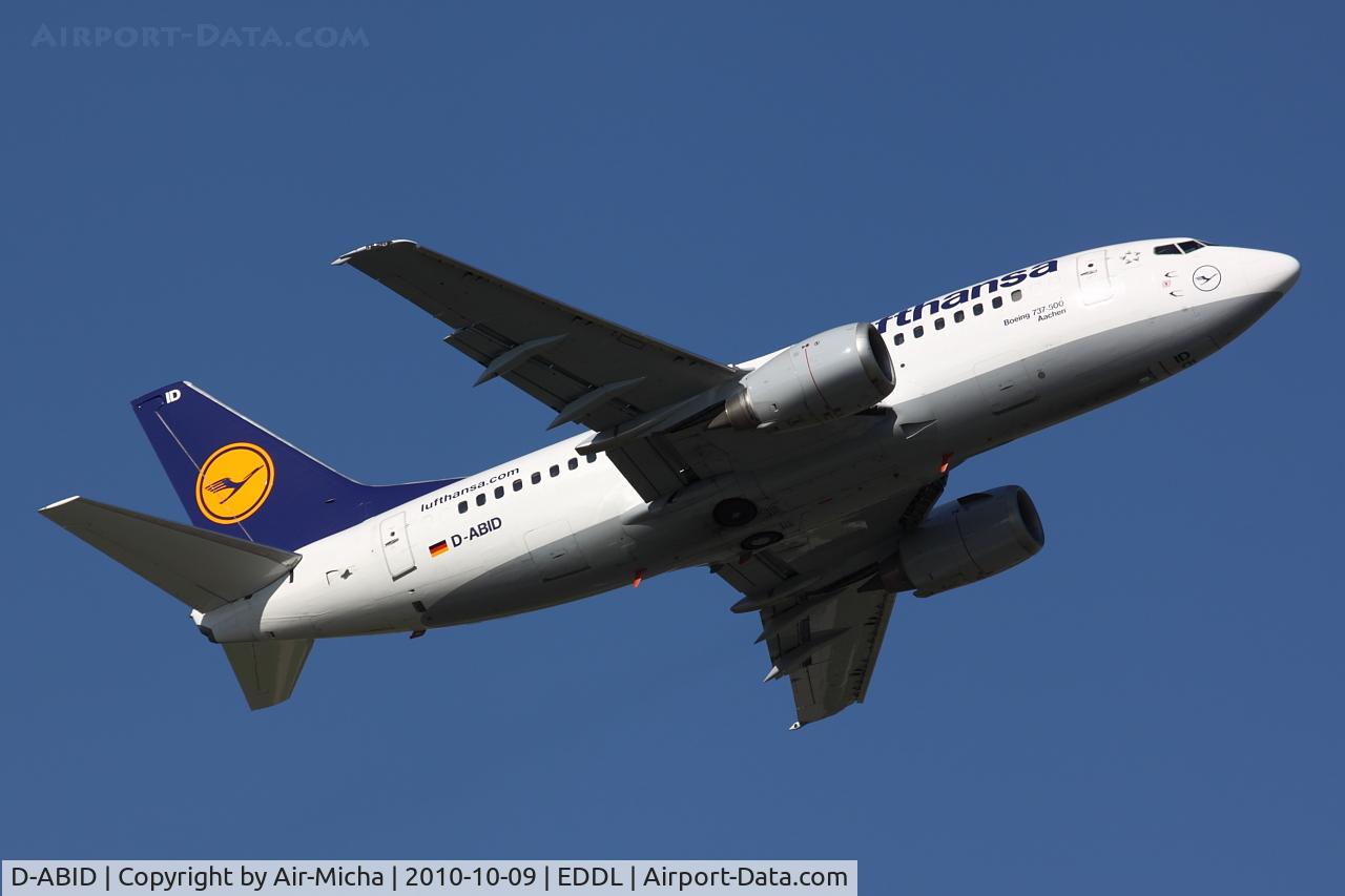 D-ABID, 1990 Boeing 737-530 C/N 24818, Lufthansa, Boeing 737-530, CN: 24818/1974, Name: Aachen