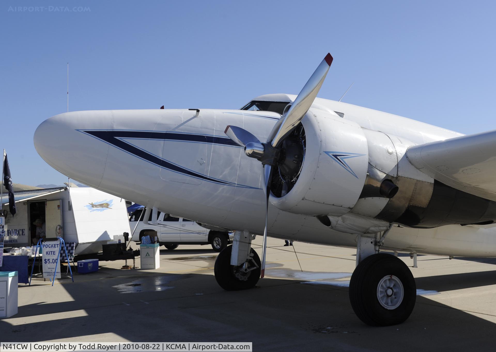 N41CW, 1954 Lockheed 18-56 Lodestar C/N 6124, 2010 CAMARILLO AIRSHOW