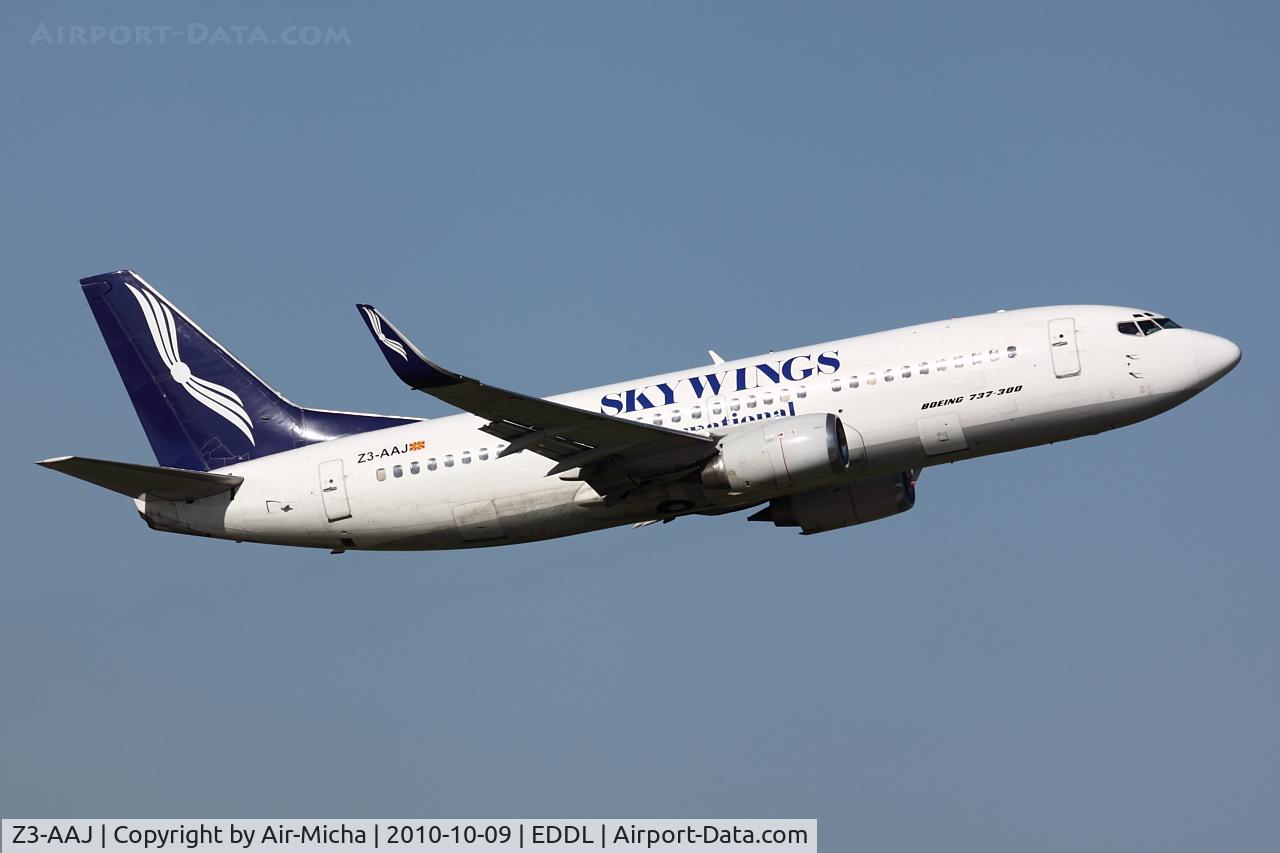 Z3-AAJ, 1987 Boeing 737-33A C/N 23827, Skywings International, Boeing 737-33A (WL), CN: 23827/1444