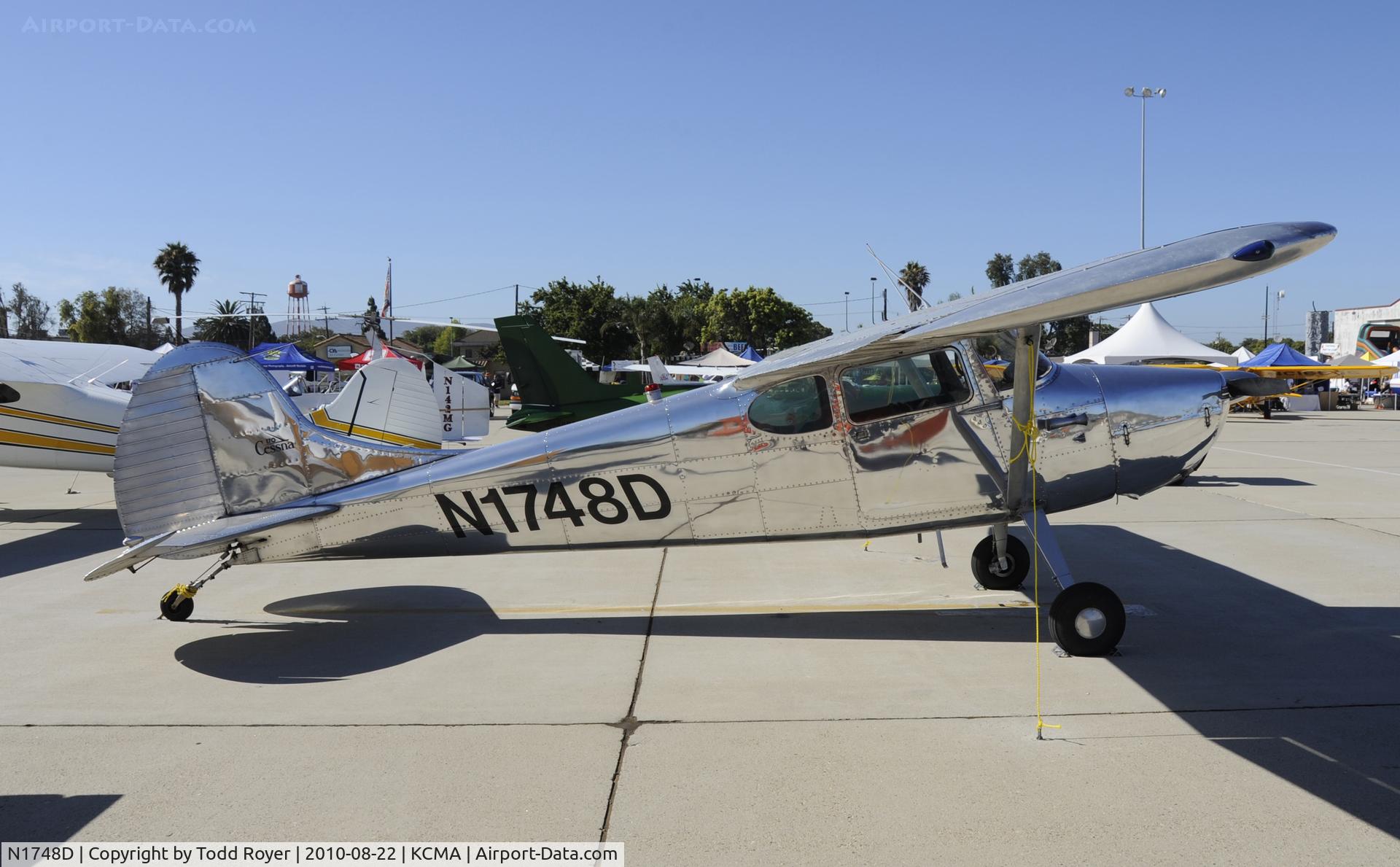 N1748D, 1951 Cessna 170A C/N 20191, 2010 CAMARILLO AIRSHOW
