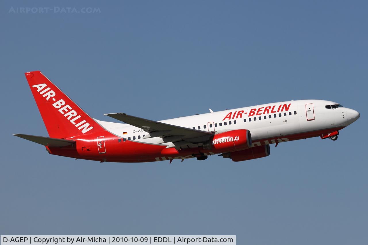 D-AGEP, 1998 Boeing 737-75B C/N 28102, Air Berlin, Boeing 737-75B, CN: 28102/18