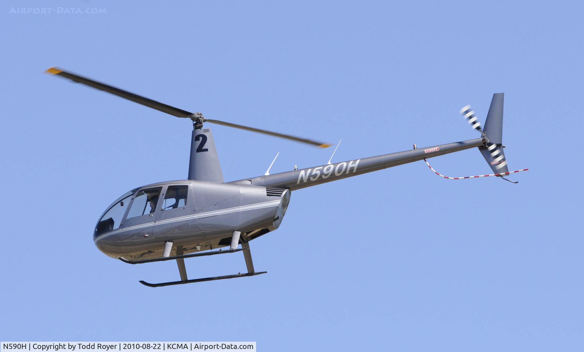 N590H, 2008 Robinson R44 Raven II C/N 12474, 2010 CAMARILLO AIRSHOW 2010