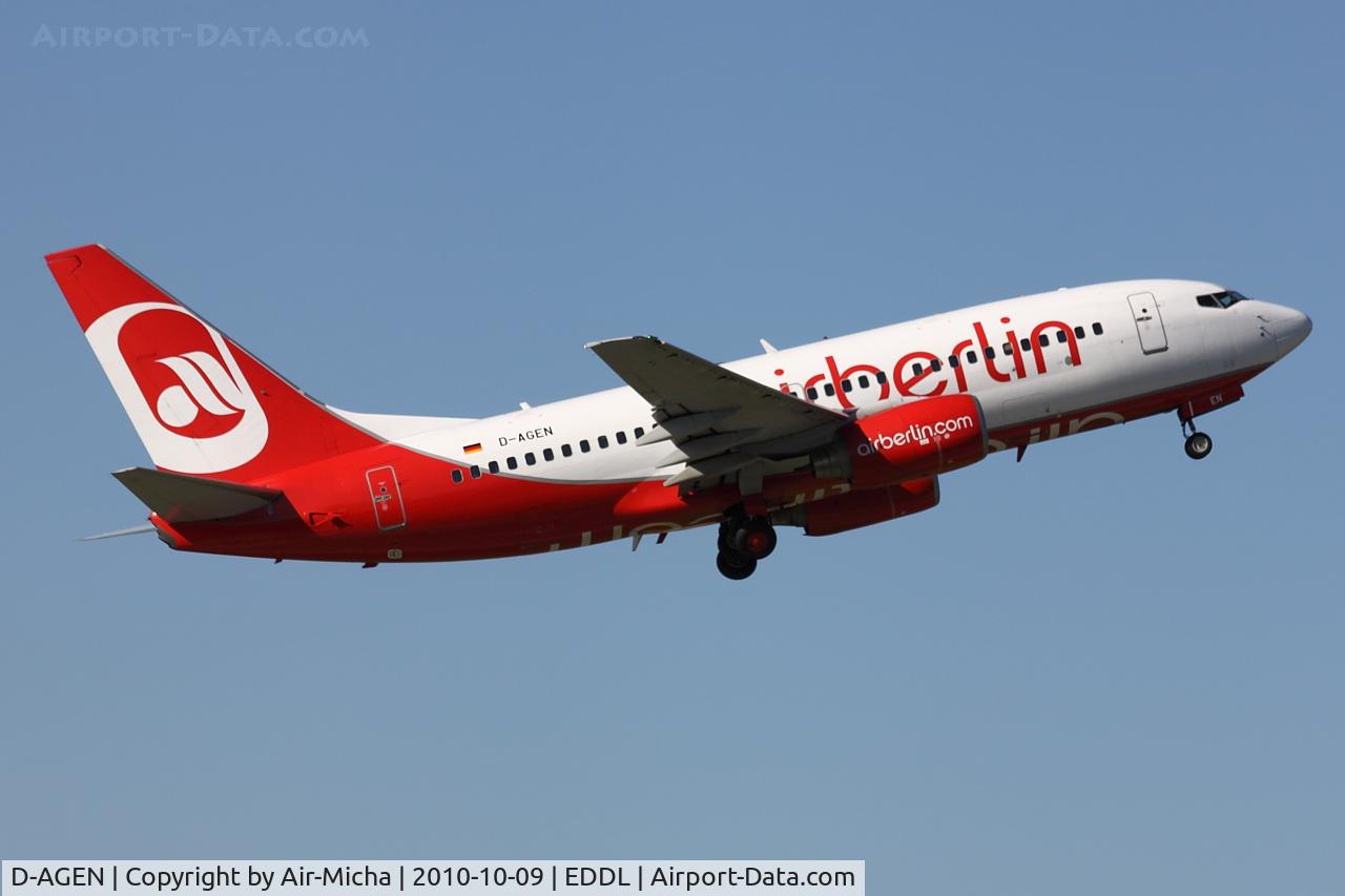 D-AGEN, 1998 Boeing 737-75B C/N 28100, Air Berlin, Boeing 737-75B, CN: 28100/16