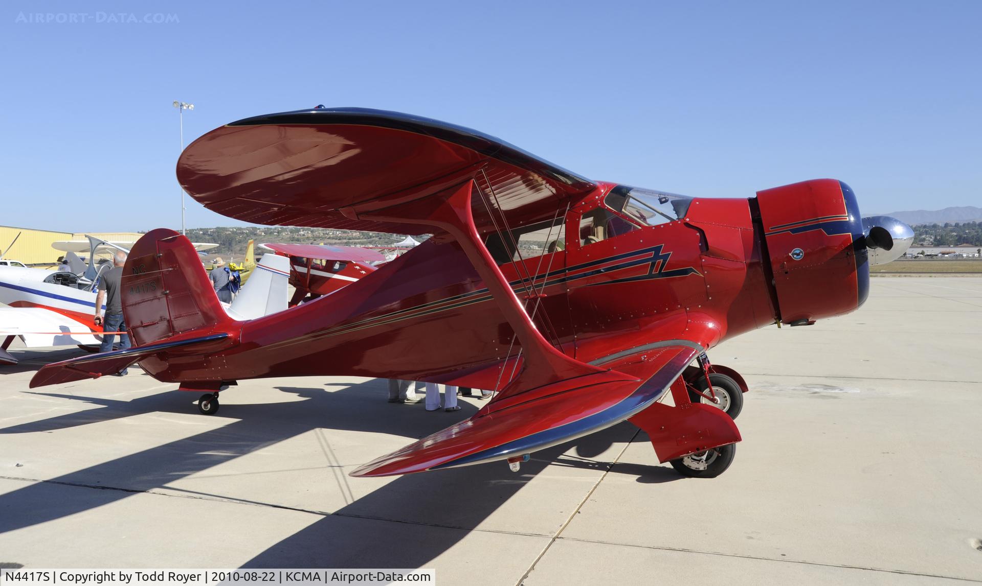 N4417S, 1944 Beech D17S (UC-43-BH/GB2) Staggerwing C/N 6918, 2010 CAMARILLO AIRSHOW