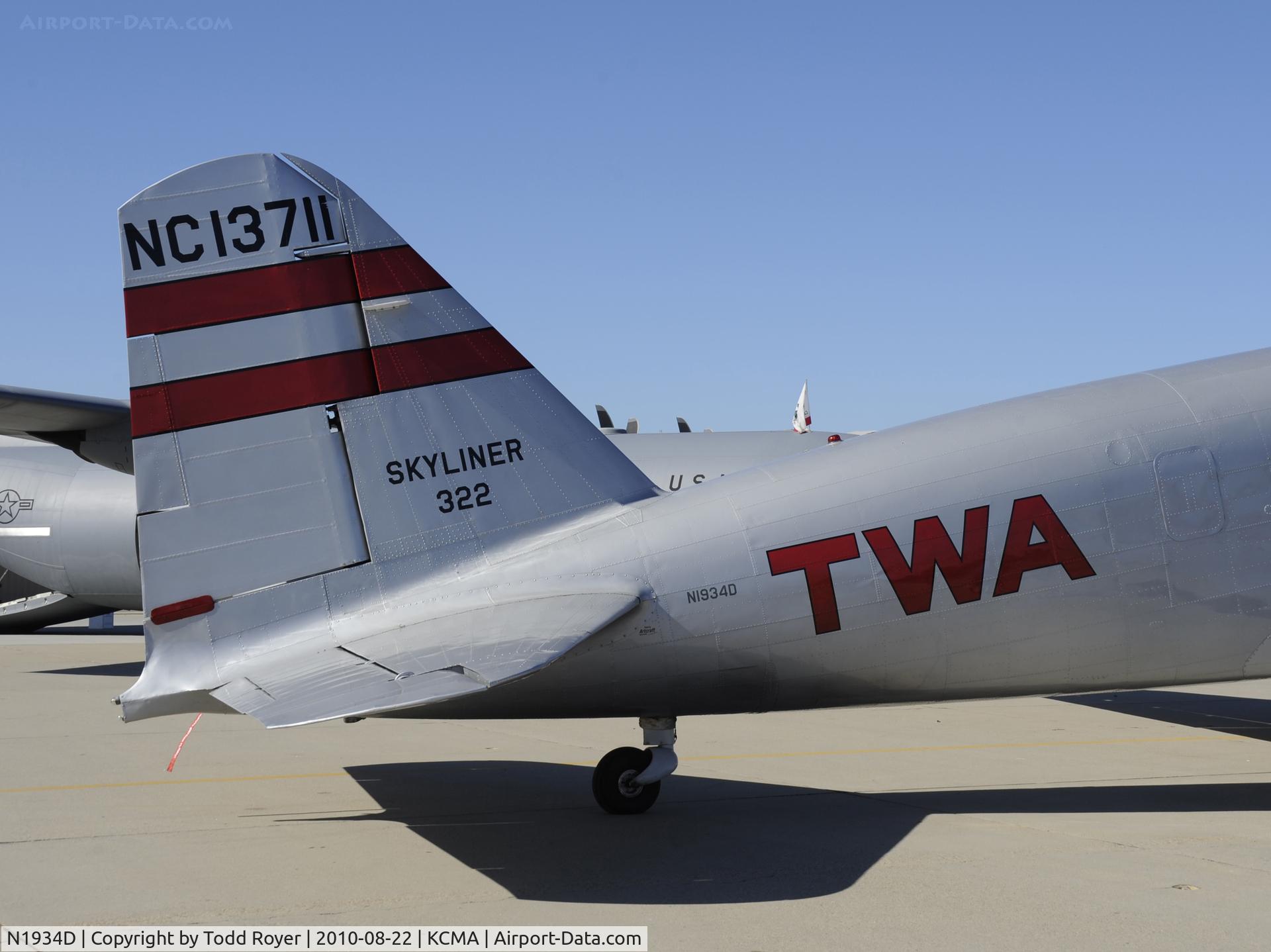 N1934D, 1935 Douglas DC-2-118B C/N 1368, 2010 CAMARILLO AIRSHOW