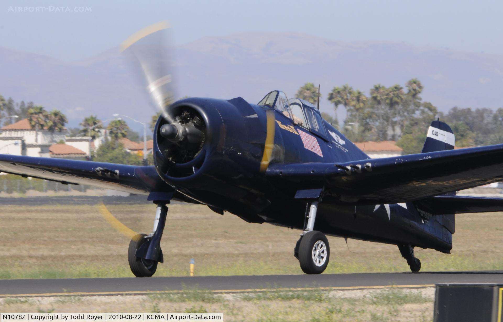 N1078Z, 1963 Grumman F6F-5 Hellcat C/N 27354801-66, 2010 CAMARILLO AIRSHOW