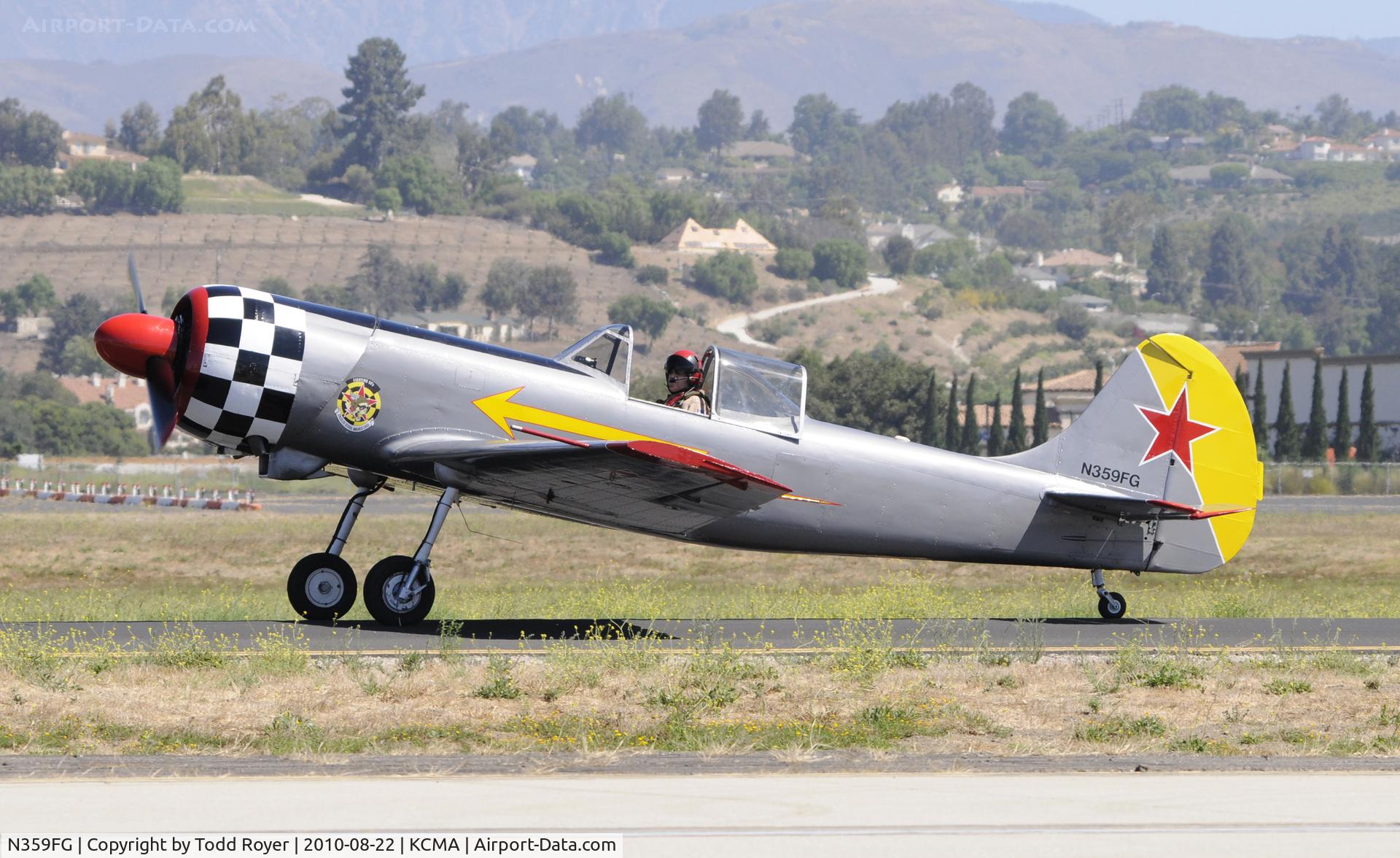 N359FG, 1984 Yakovlev Yak-50 C/N 842305, 2010 CAMARILLO AIRSHOW