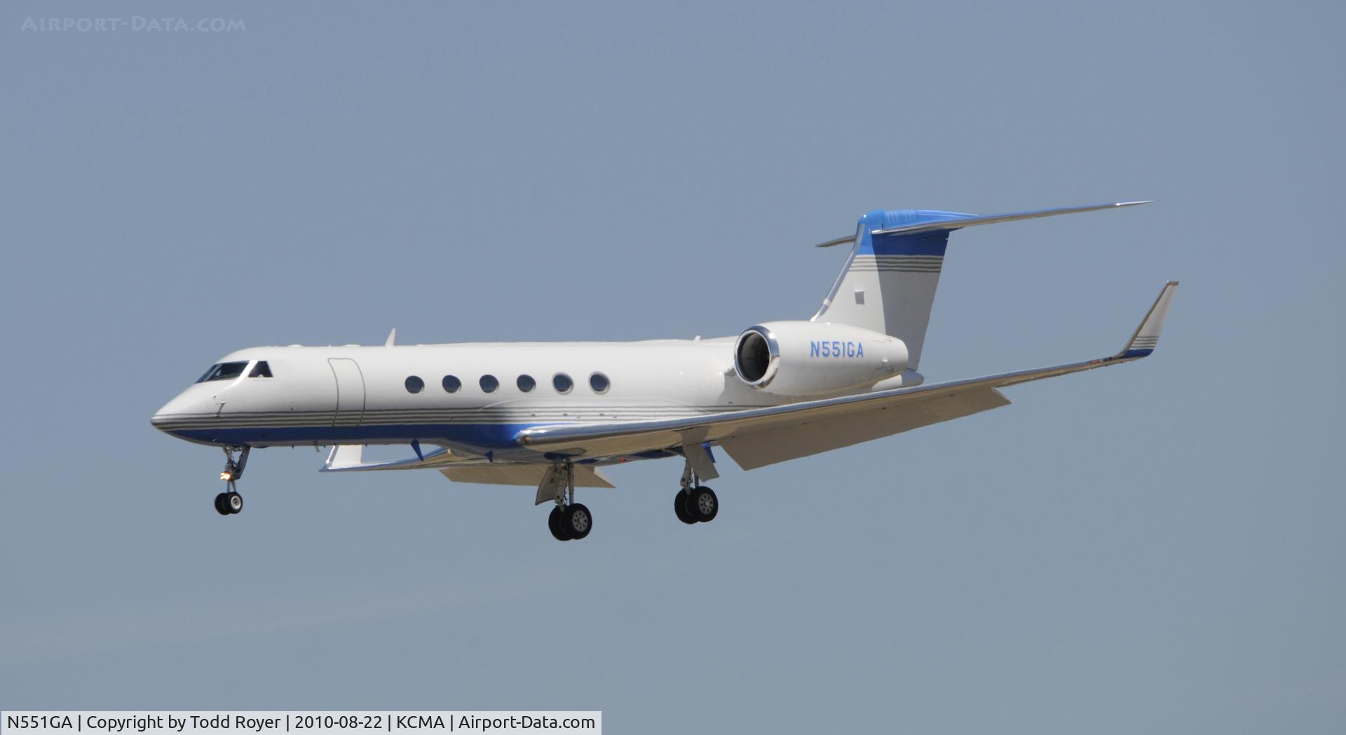 N551GA, 2000 Gulfstream Aerospace G-V C/N 606, 2010 CAMARILLO AIRSHOW