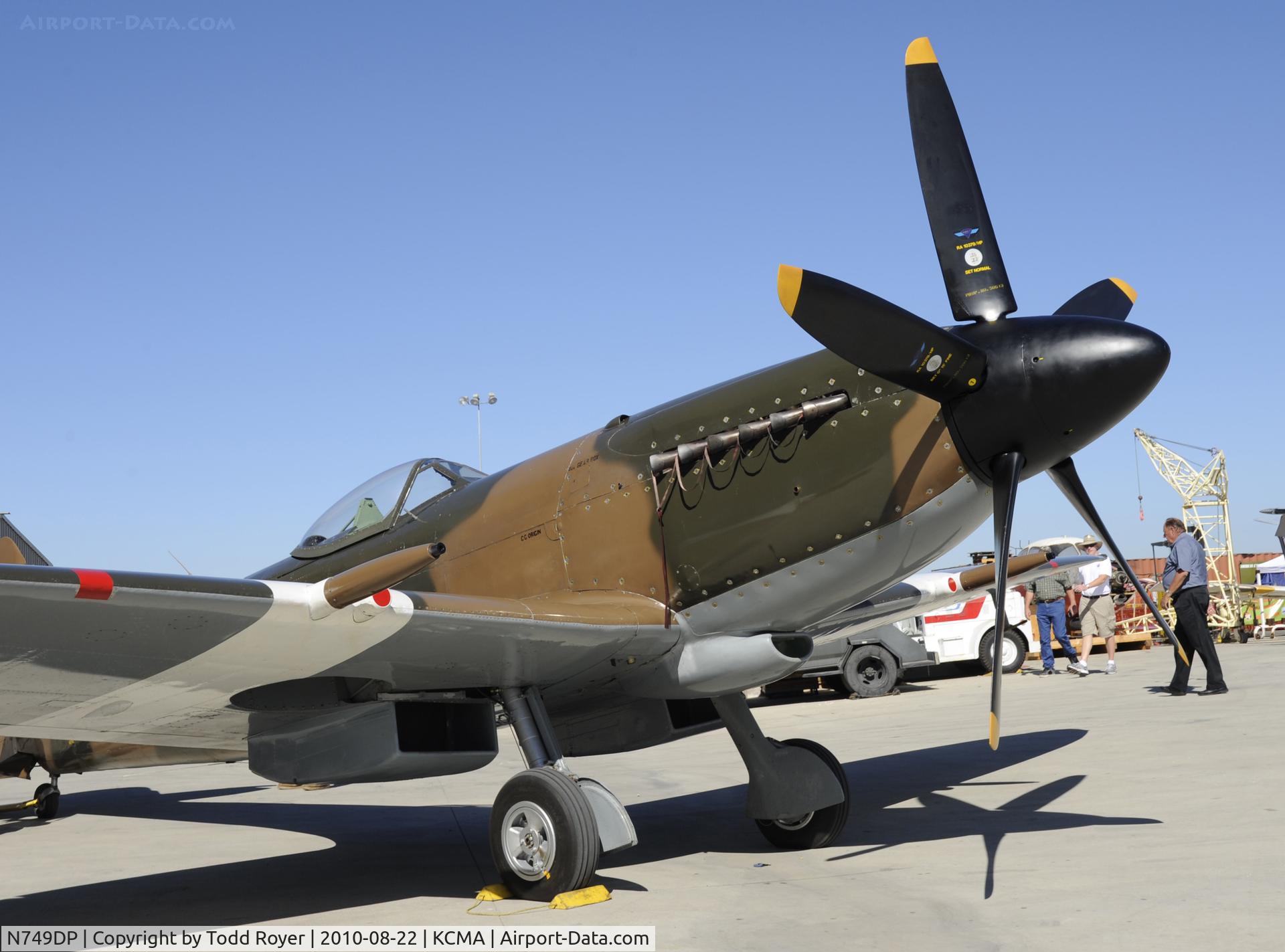 N749DP, 1945 Supermarine Spitfire XIV C/N 6S/583887, 2010 CAMARILLO AIRSHOW