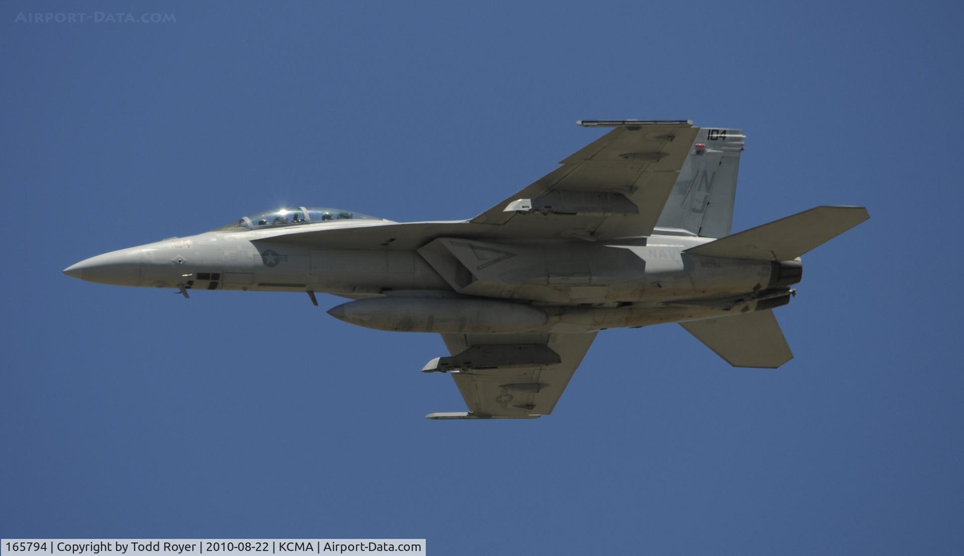 165794, Boeing F/A-18F Super Hornet C/N 1521/F020, 2010 CAMARILLO AIRSHOW