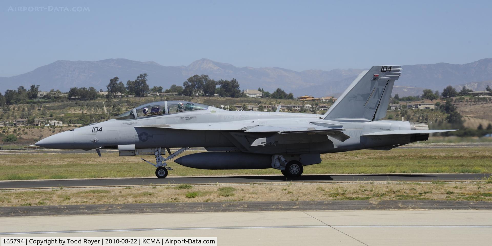 165794, Boeing F/A-18F Super Hornet C/N 1521/F020, 2010 CAMARILLO AIRSHOW