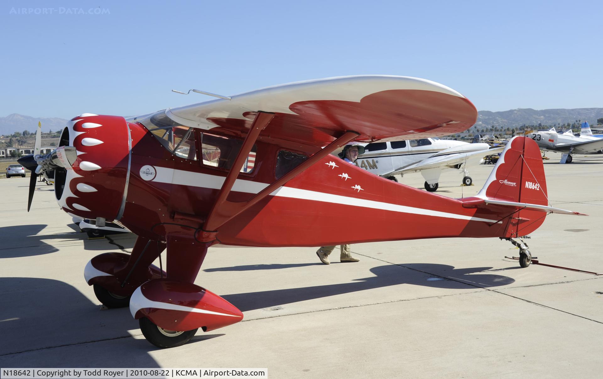 N18642, 1933 Monocoupe 110 C/N 6W53, 2010 CAMARILLO AIRSHOW