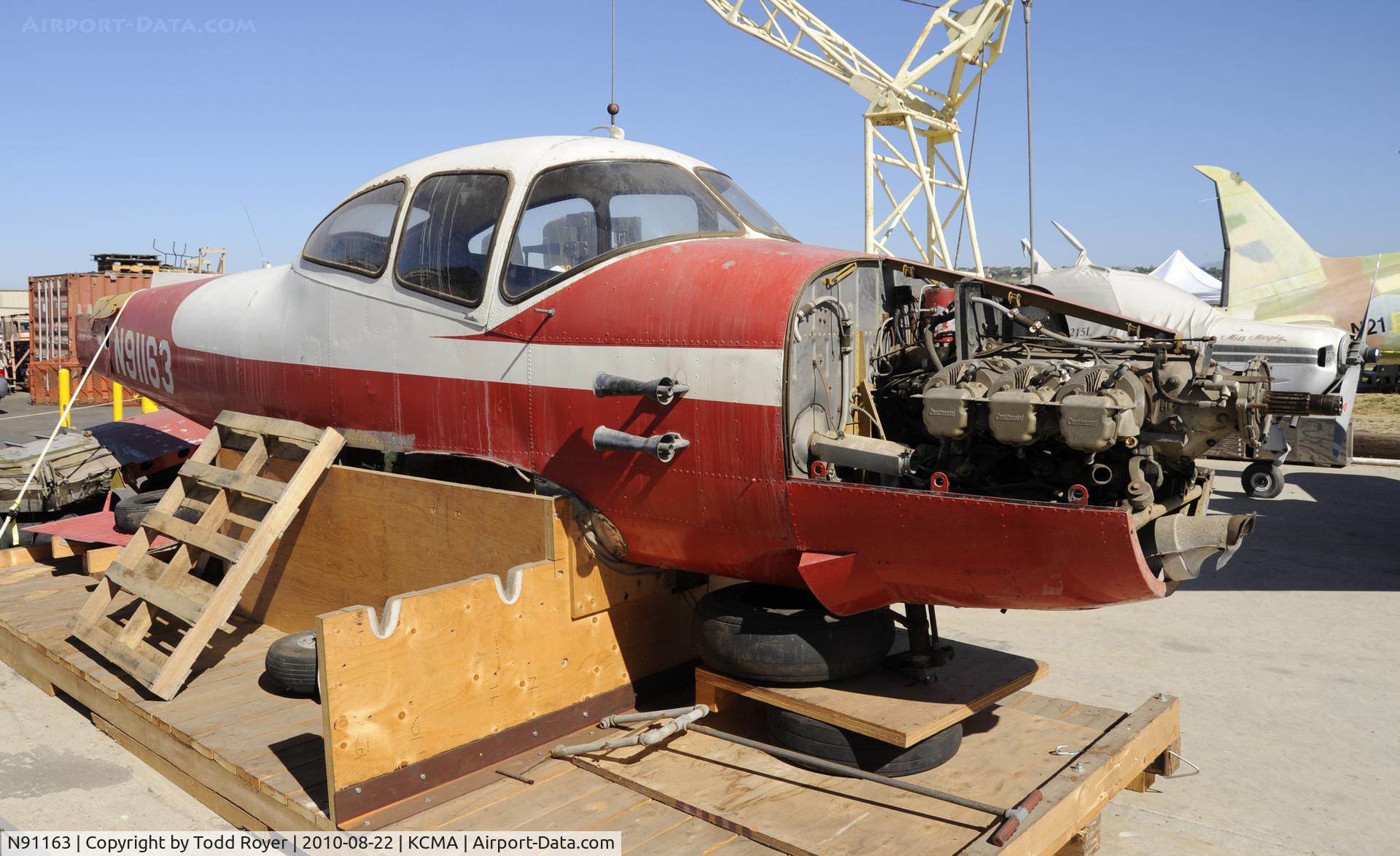 N91163, 1946 North American Navion C/N NAV-4-217, 2010 CAMARILLO AIRSHOW