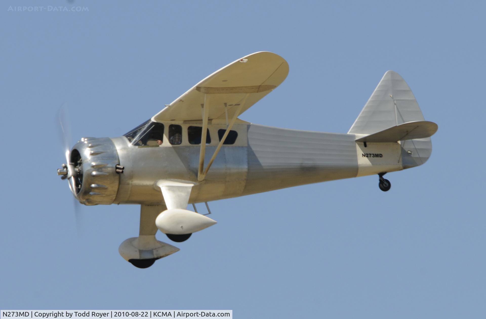 N273MD, 2008 Dickenson Howard DGA-21 (Replicate) C/N 001, 2010 CAMARILLO AIRSHOW