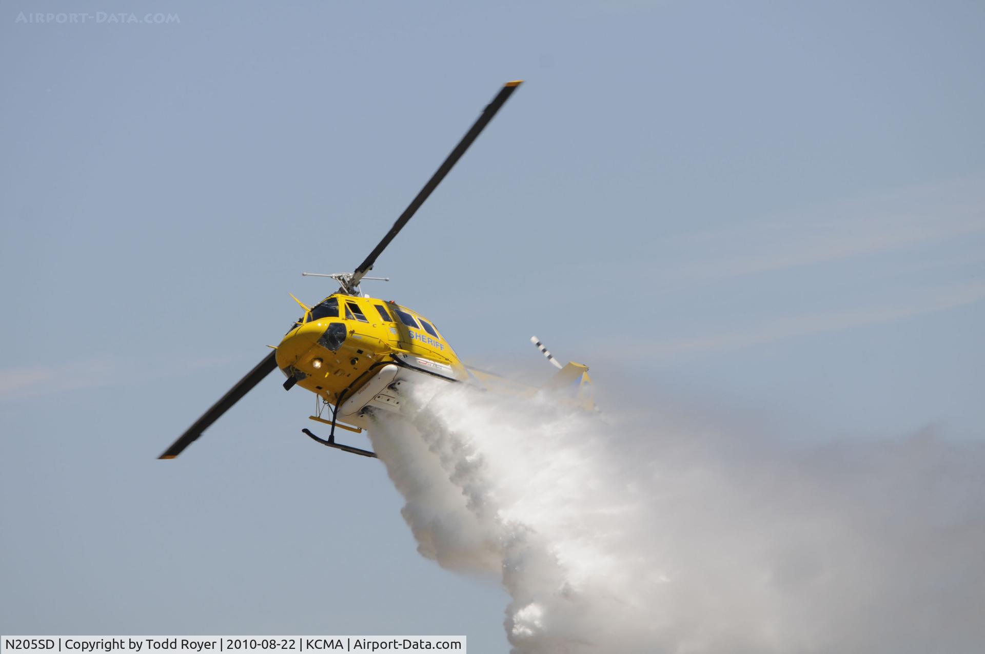 N205SD, 1970 Bell HH-1H Iroquois C/N 17116, 2010 CAMRILLO AIRSHOW