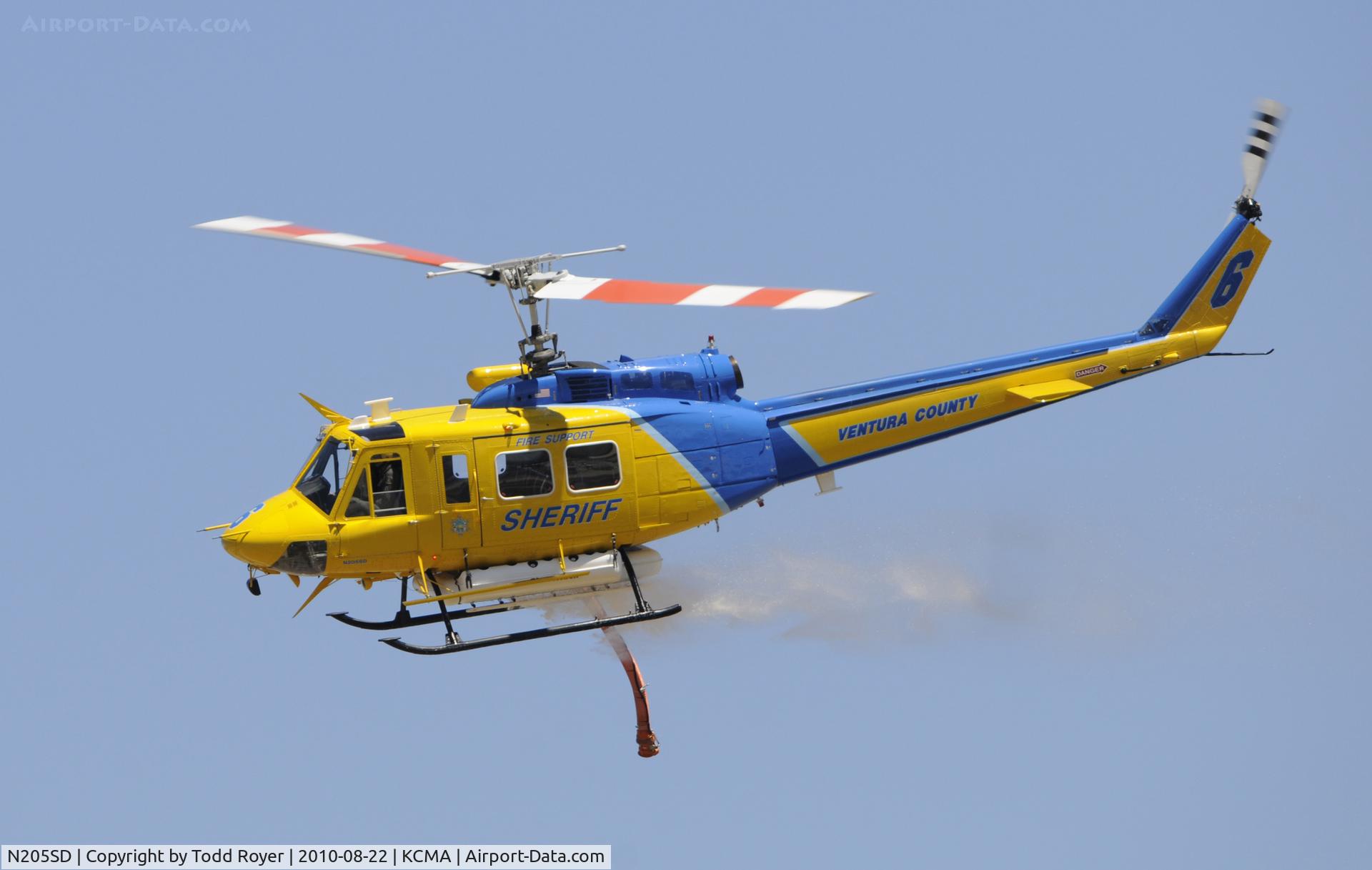 N205SD, 1970 Bell HH-1H Iroquois C/N 17116, 2010 CAMARILLO AIRSHOW