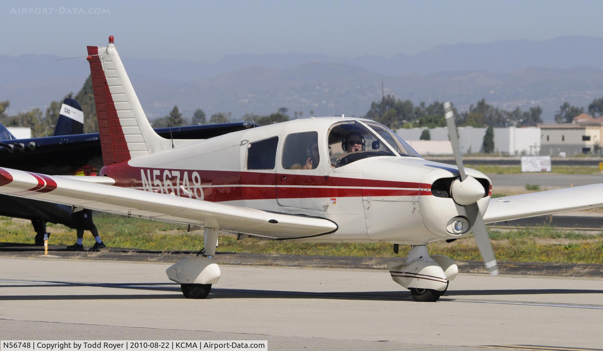 N56748, 1973 Piper PA-28-140 Cherokee Cruiser C/N 28-7425029, 2010 CAMARILLO AIRSHOW