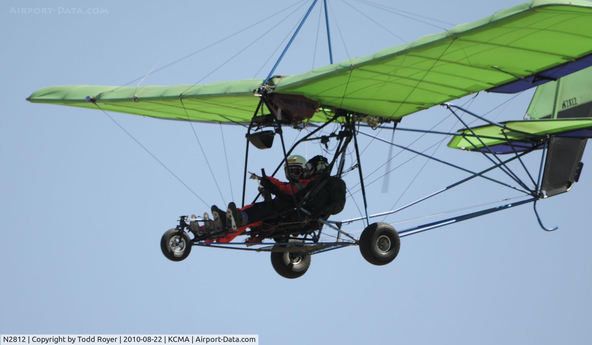 N2812, 2001 Eipper Quicksilver Sport II C/N 0001763, 2010 CAMARILLO AIRSHOW