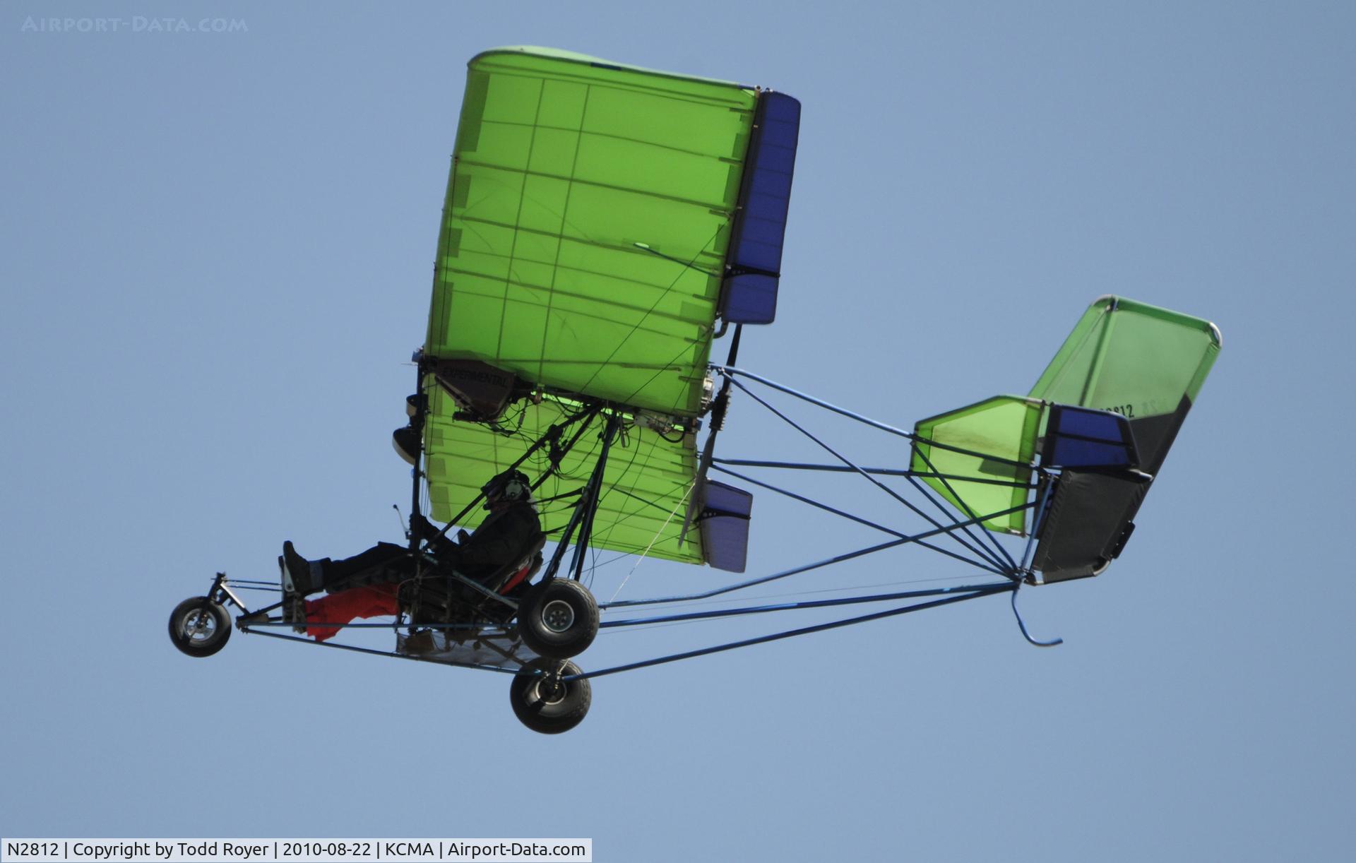 N2812, 2001 Eipper Quicksilver Sport II C/N 0001763, 2010 CAMARILLO AIRSHOW