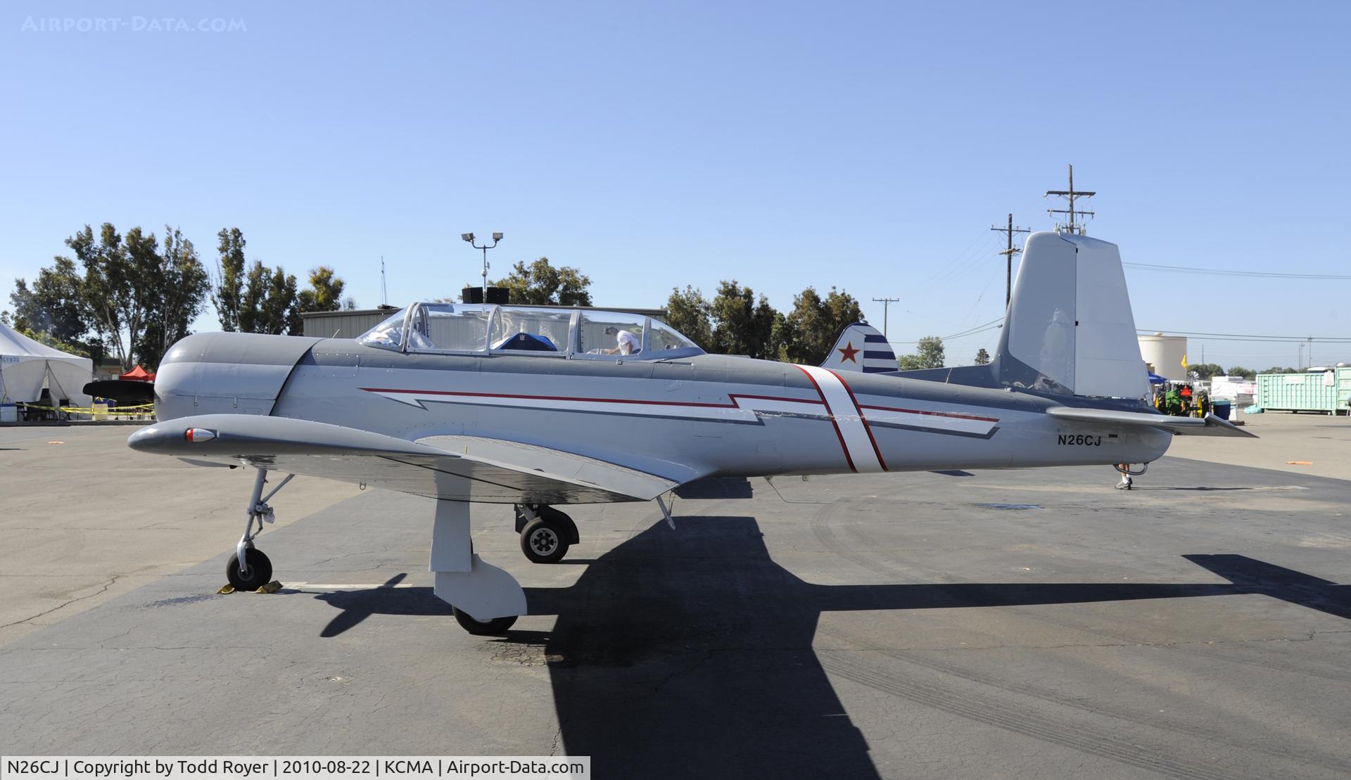 N26CJ, 1977 Nanchang CJ-6A C/N 1832046, 2010 CAMARILLO AIRSHOW