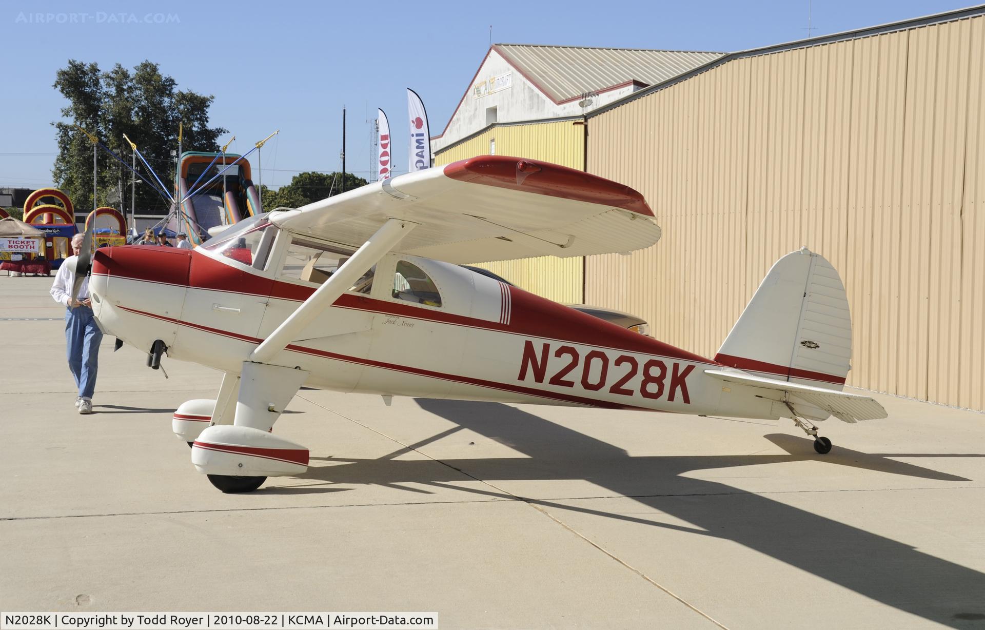 N2028K, 1947 Luscombe 8E Silvaire C/N 4755, 2010 CAMARILLO AIRSHOW