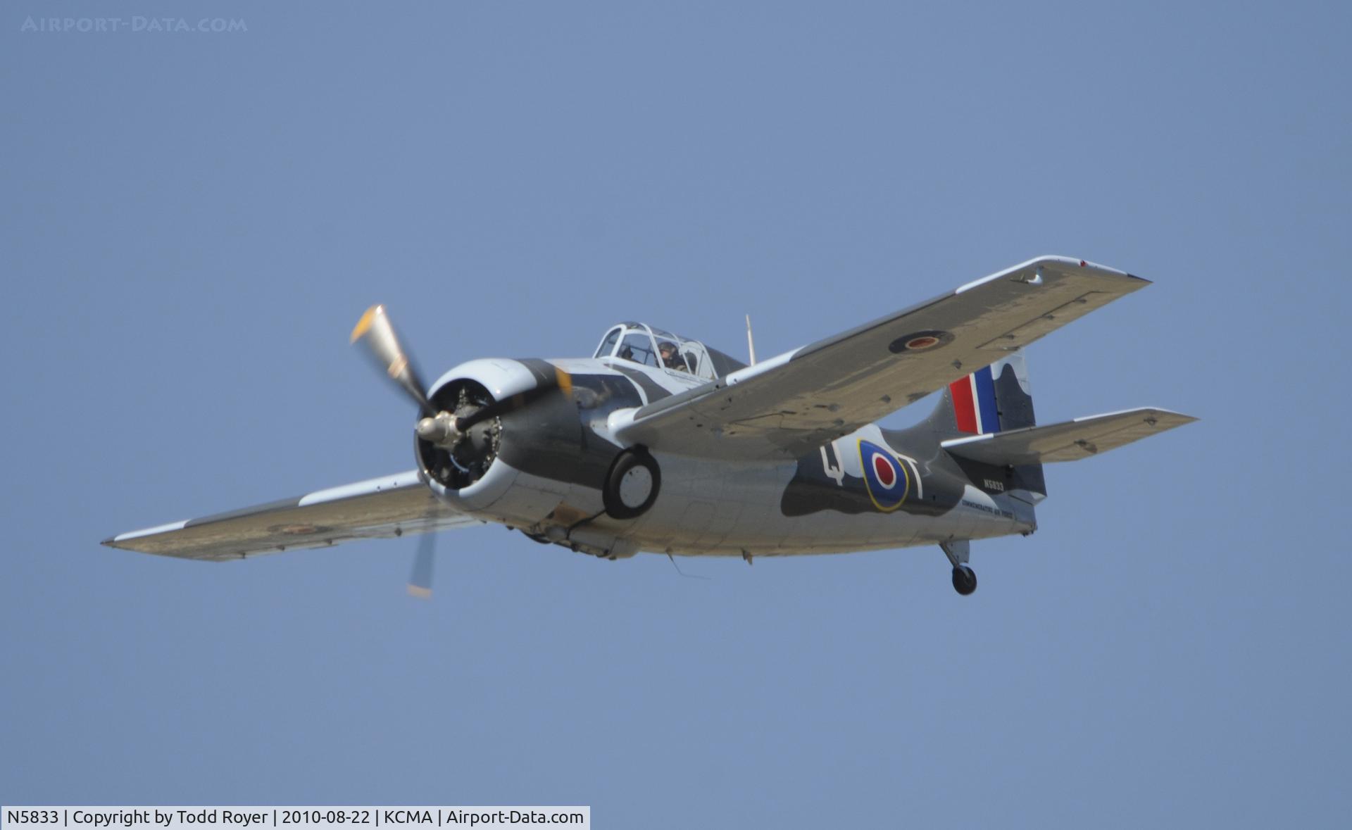 N5833, 1945 General Motors (Grumman) FM-2 Wildcat C/N 5833, 2010 CAMARILLO AIRSHOW