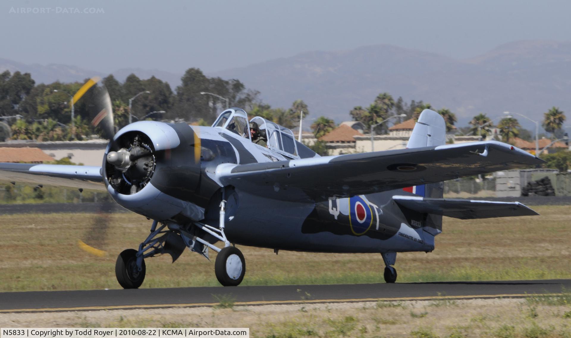 N5833, 1945 General Motors (Grumman) FM-2 Wildcat C/N 5833, 2010 CAMARILLO AIRSHOW